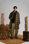 AVIVA JIFEI XUE 25 Autumn/Winter Contrast Color Mac Jacket/Cocoon Pants AJX-FW25-CMC-NBBWC-Natural Brown Jacket